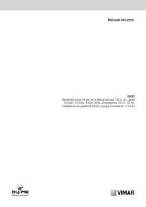 Manuale istruzioni