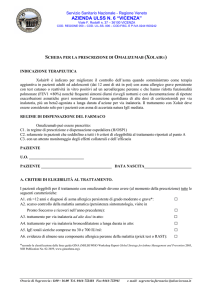 Richiesta motivata per la prescrizione di
