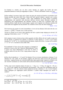 Esercizi di Meccanica: Gravitazione π