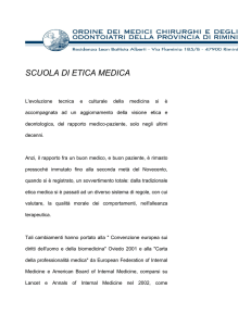 OMCeO Rimini - Scuola di Etica medica