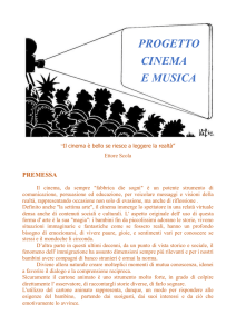 progetto cinema e musica
