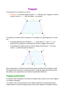 Riepilogo trapezi