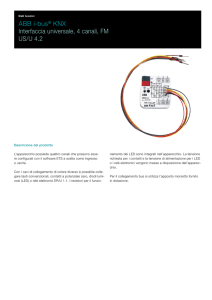 ABB i-bus® KNX Interfaccia universale, 4 canali, FM US/U 4.2