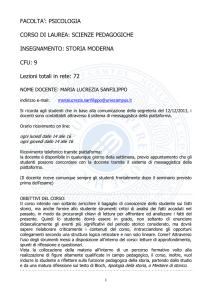 corso di laurea