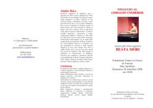beáta móri - Osservatorio Letterario