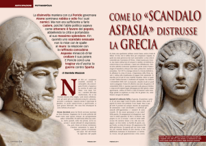 La disinvolta maniera con cui Pericle governava Atene seminava