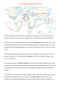 Le grandi scoperte geografiche