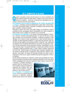 Se il computer si blocca