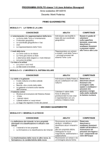 SCIENZE IA liceo - Liceo Artistico Giovagnoli Sansepolcro