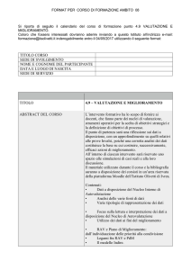 titolo corso sede di svolgimento nome e cognome del partecipante