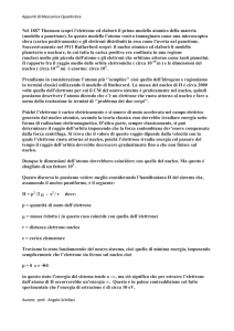 modello atomico - didattica della fisica