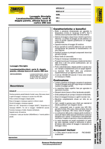 Lavatazzine/bicchieri, serie S, doppia parete, altezza