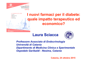 quale impatto terapeutico ed economico? - Laura Sciacca