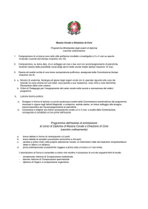 Musica corale e direzione di coro