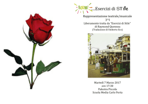 ….Esercizi di STile ….Esercizi di STile
