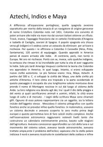 Aztechi, Indios e Maya