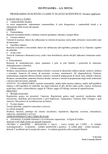 Scienze applicate - Istituto Superiore Statale “PITAGORA”