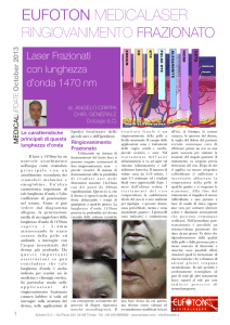 Laser frazionati con lunghezza d`onda 1470 nm