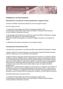 Stimolazione ormonale finalizzata a RAPPORTI MIRATI o a