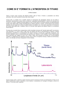 COME SI E` FORMATA L`ATMOSFERA DI TITANO
