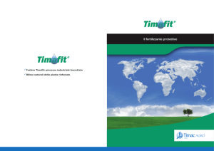 Depliant - Timac Agro Italia SpA