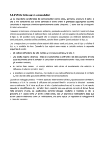 4.2. L`effetto Volta oggi : i semiconduttori La più importante