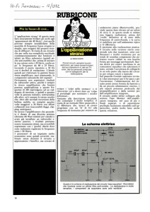 Filtro passa-alto anti-rumble, con esaltazione di 6 dB a 30 Hz