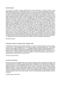 Testimonianze dei sopravvissuti