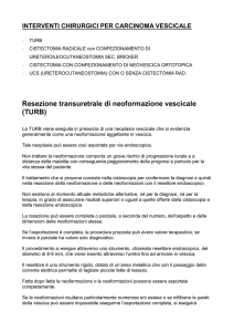 Resezione transuretrale di neoformazione
