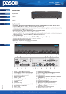SCHEDA TECNICA AX3506