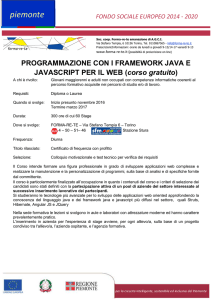 programmazione con i framework java e javascript per - Forma-re-te