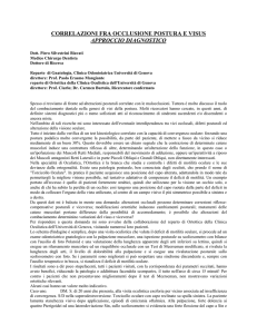 correlazioni fra occlusione postura e visus approccio diagnostico