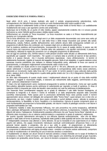 La forza muscolare va usata o si finisce inesorabilmente per