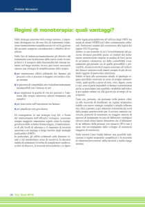 Regimi di monoterapia: quali vantaggi?