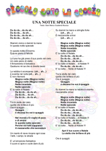 Una Notte Speciale - Il Piccolo Coro la Goccia