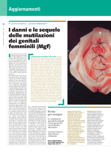 I danni e le sequele delle mutilazioni dei genitali femminili