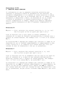 Notazione asintotica - Dipartimento di Informatica