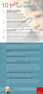 L`AUTISMO IN UN BAMBINO È DETERMINATO DALLO SCARSO