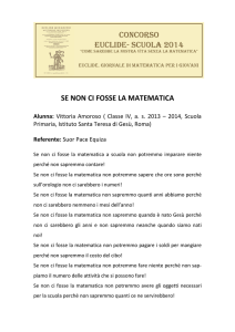 4° Amoroso Vittoria - Euclide. Giornale di matematica per i giovani