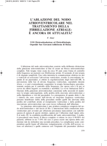 L`abLazione deL nodo atrioventricoLare neL trattamento deLLa