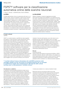 FSPSTM software per la classificazione automatica online delle