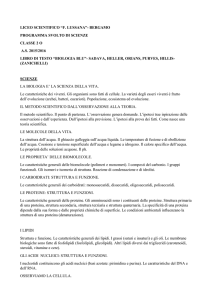 liceo scientifico “f. lussana”- bergamo programma svolto di scienze