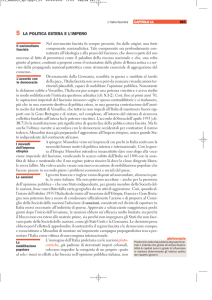 5 la politica estera e l`impero