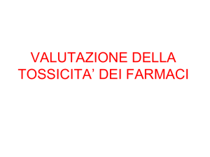 Valutazione della tossicità dei farmaci