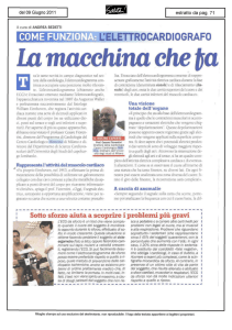 come funzion l`elettrocardiografo