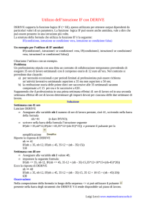 Utilizzo dell`istruzione IF con DERIVE