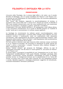 filosofia e ontolgia per la vita - Rinascimento-Idea