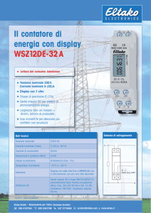 Il contatore di energia con display WSZ12DE-32A