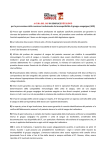 A CURA DEL CNS UN SEMPLICE DECALOGO per la prevenzione