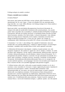 Il dialogo teologico tra cattolici e ortodossi Primato e